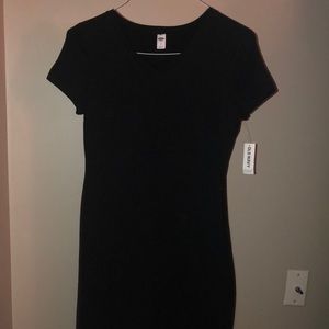 Black t-shirt dress
